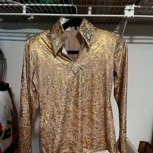 Gold Foil Western Horse Show Horse